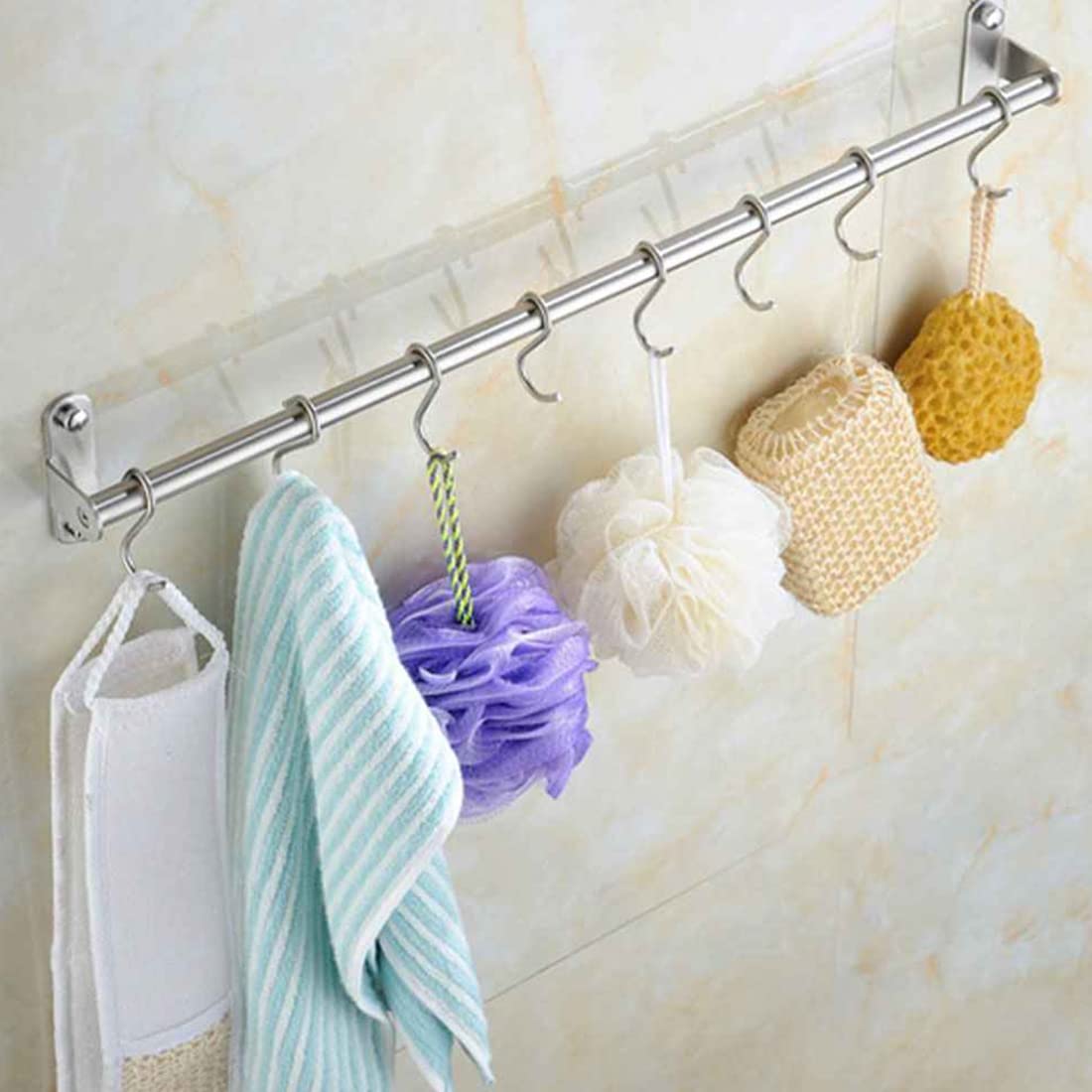 20 Ganci A S In Acciaio Inox - Multiuso Per Cucina, Bagno, Ufficio