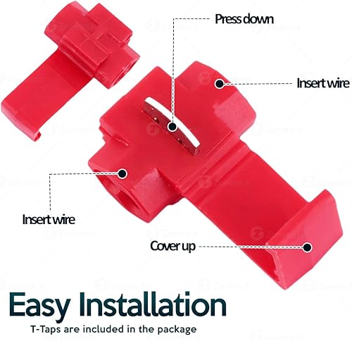 Miniatura 5 de Zone Tech 8 unidades de carga de resistencias ledes para direccional o para placa de auto de 50W 6Ohm ledes (soluciona el problema de luces