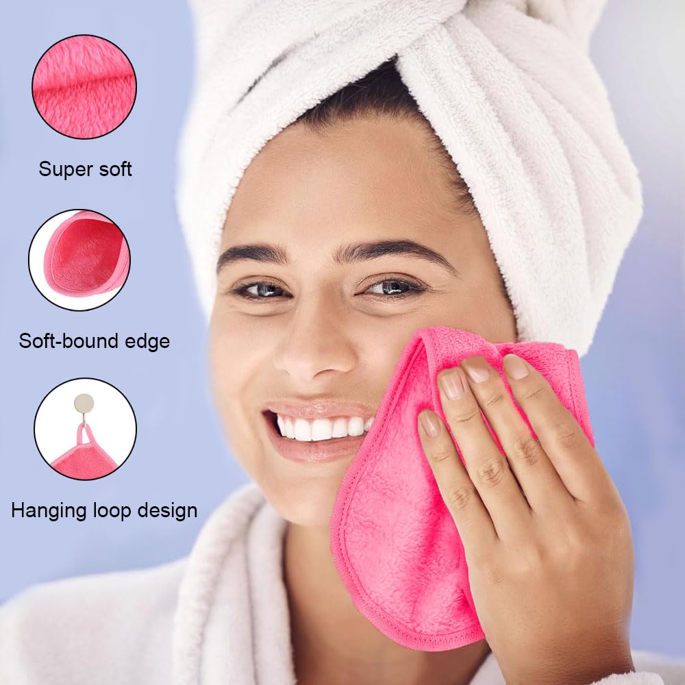 Makeup Remover Cloth, Reusable Makeup Remover Towel Pads - Image 3