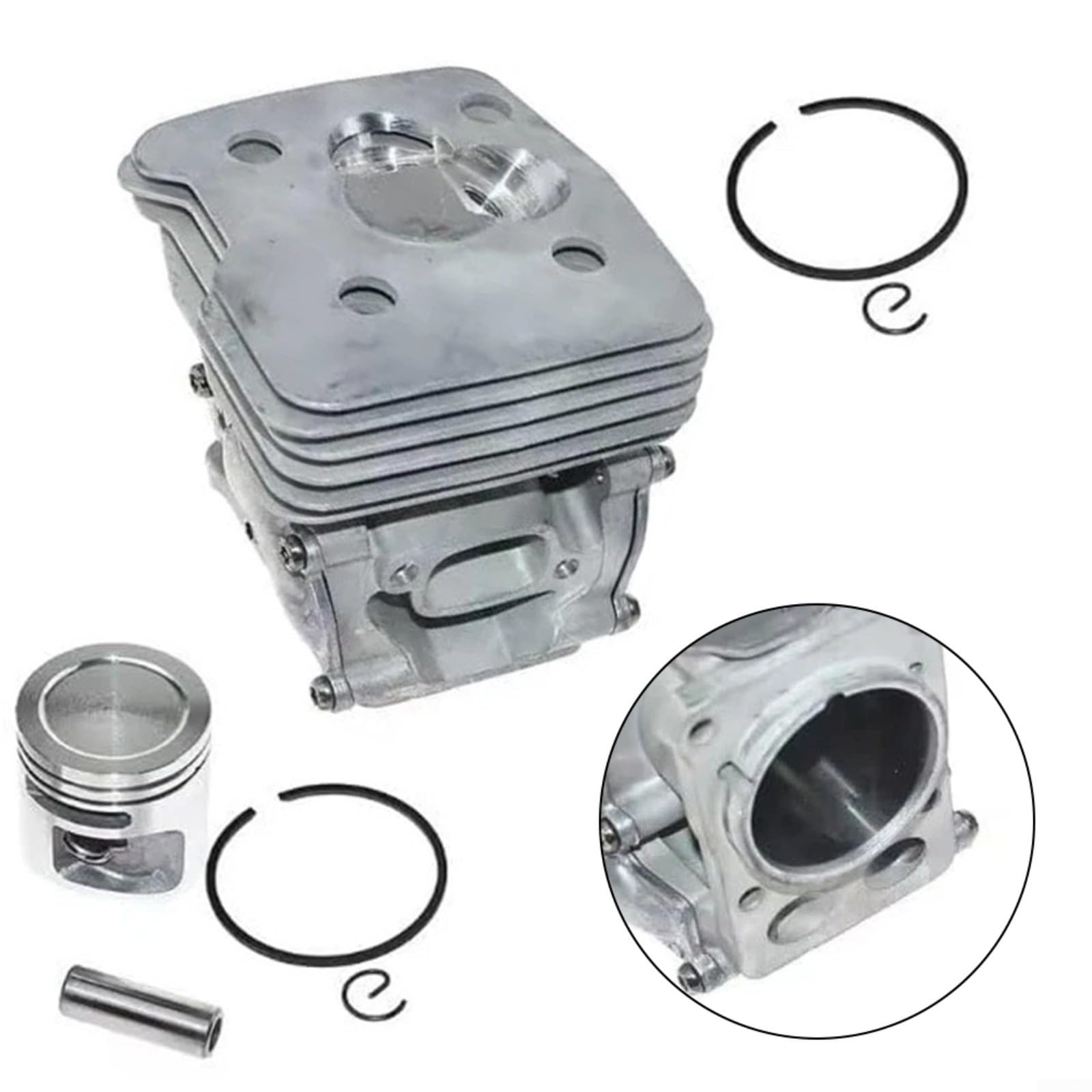 Kit piston cylindre débroussailleuse 345FR 545F 545FR 545FX aluminium remplacement