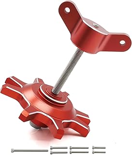 HOPLEX RC Car Tires Tool 1.9 2.2 inch Beadlock Hub Tire Assemble/Removal Tool Fits for for Traxxas TRX4 TRX6 Axial SCX10 II III Redcat 1/10 RC Crawler (Red)