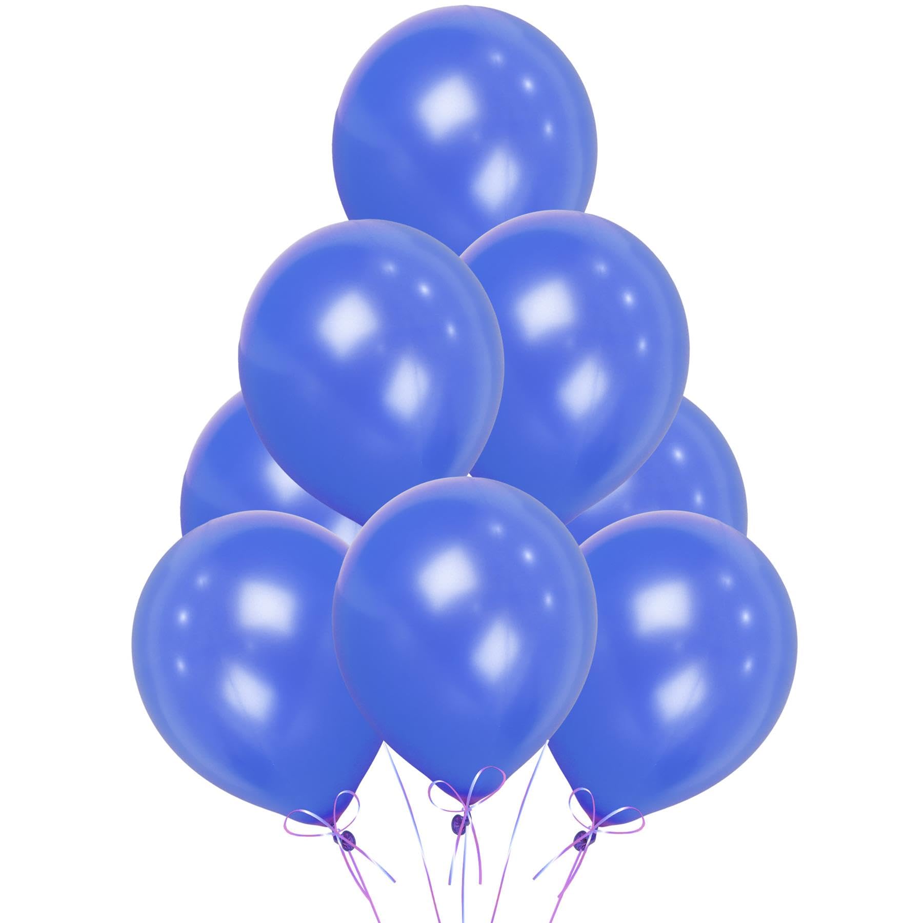 50pcs Dark Blue Latex Balloons 12" – Helium‑Quality Balloons for Wedding, Birthday, Anniversary, Christening, Communion & Christmas Party Decorations