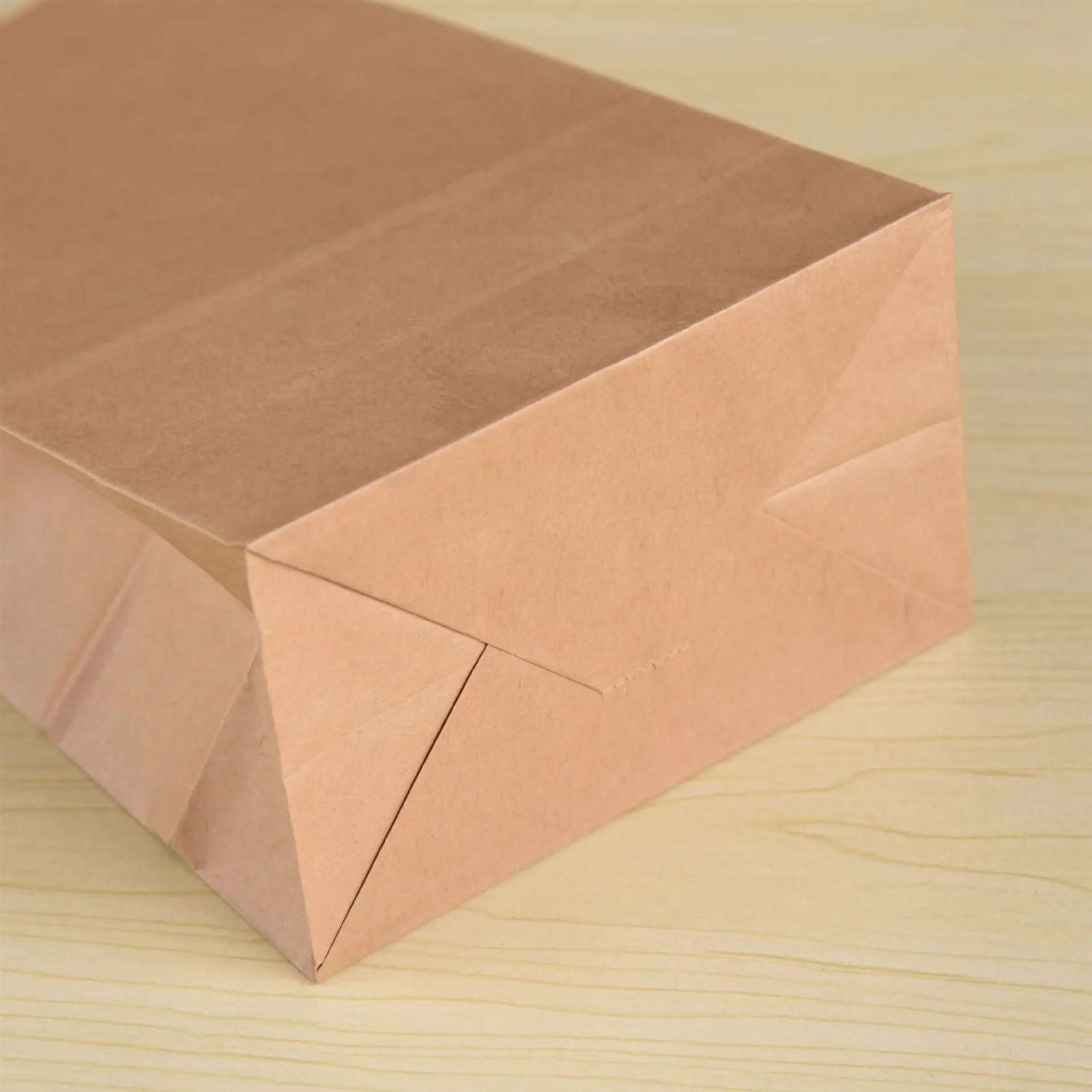 Sacchetti Carta Sacchetti di carta Kraft for la spesa Imballaggio Biscotti Caramelle Cibo Pane Snack Cottura Borse da asporto(15.5x30x10cm,50pcs)