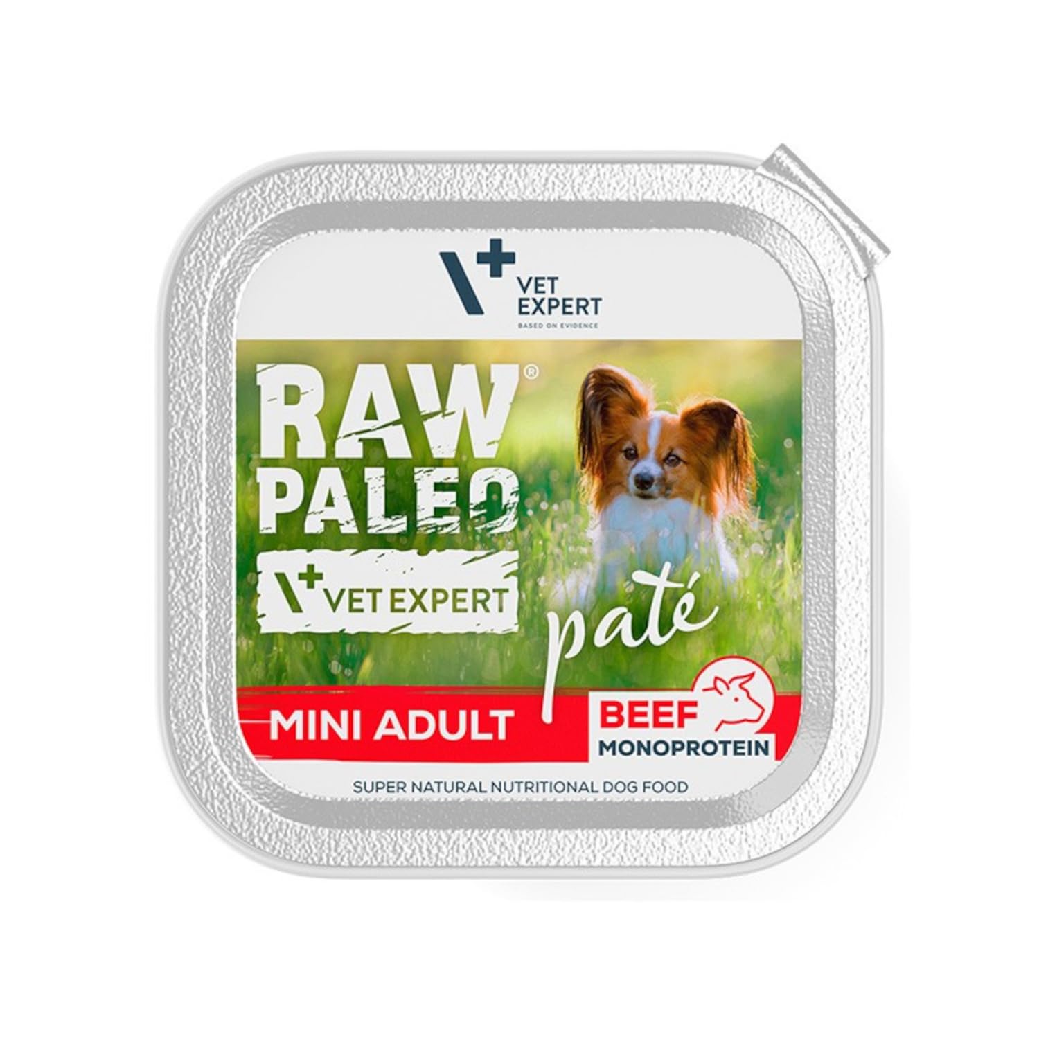 PATE MINI ADULT BEEF 6x150g - mokra karma dla psów dorosłych - wołowina