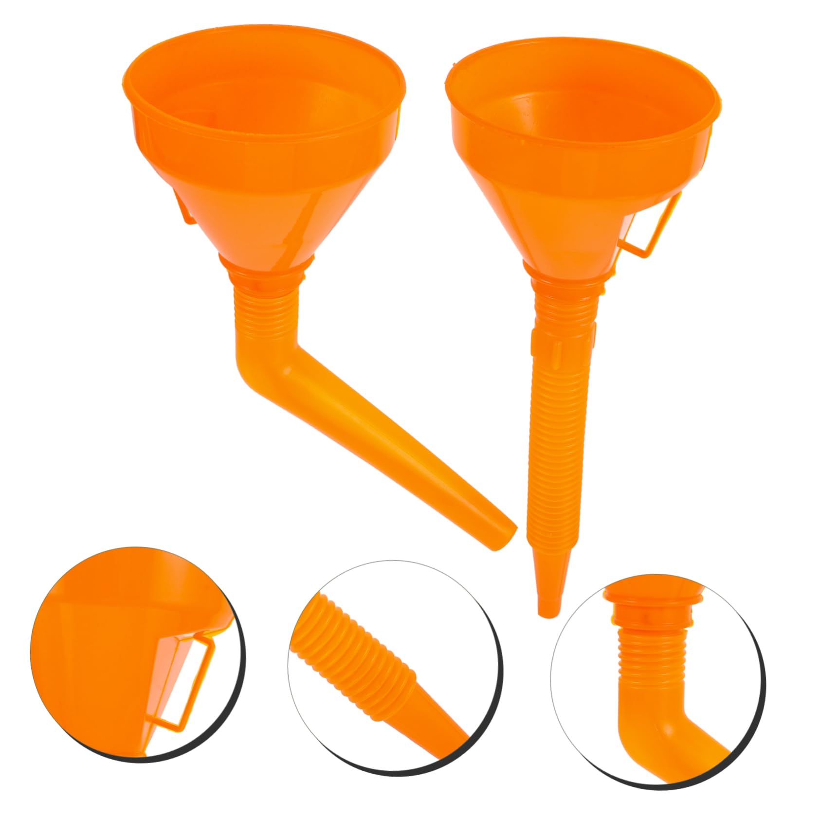 MAGICLULU 5 Set Imbuto Carburante Multifunzione Con Tubo Flessibile Strumento Rifornimento Per Auto E Design Antispruzzo E Resistente Per Olio Motore E Combustibile Facile Da Usare 2 Pezzi*5