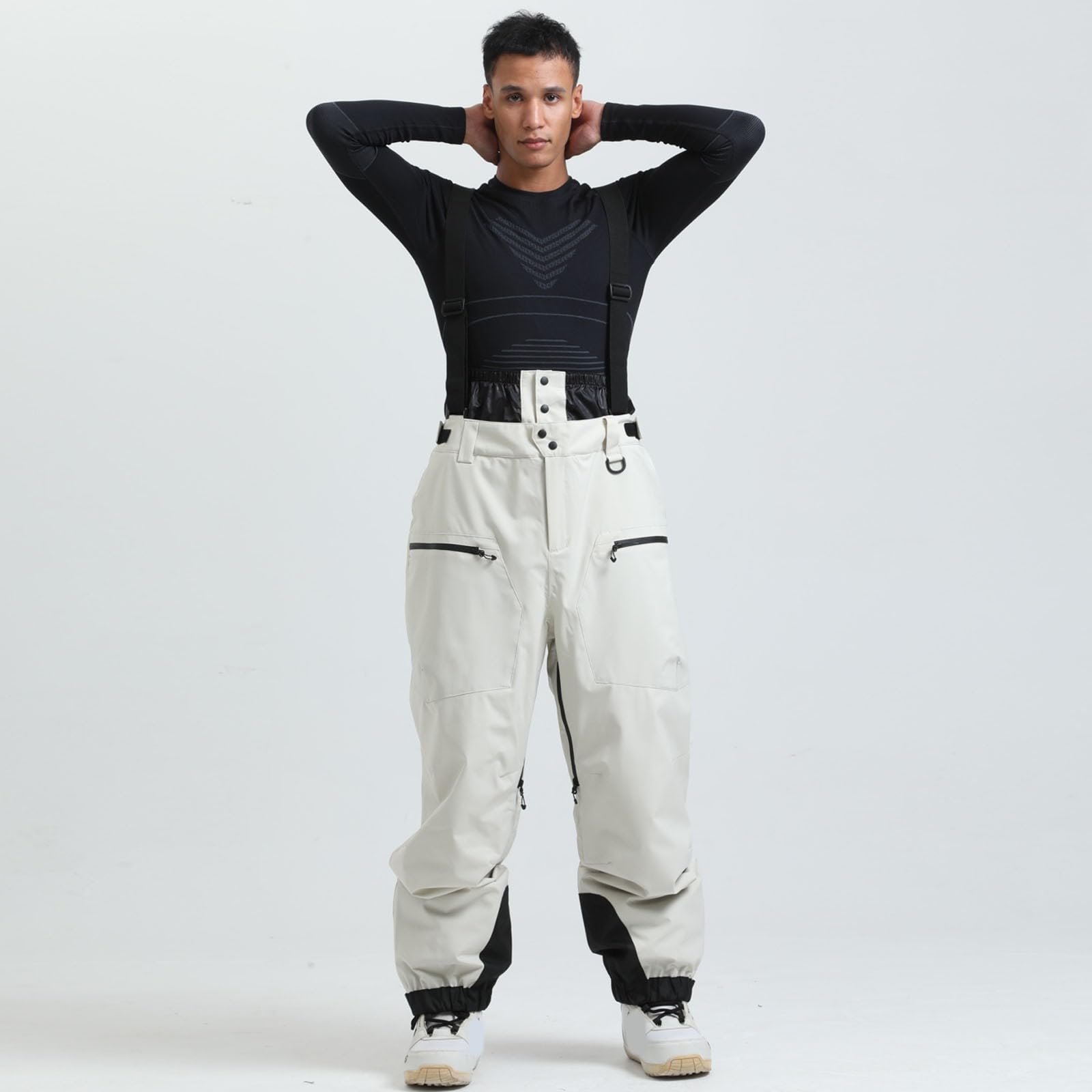 Herren Sporthose Sweatpants Geradem Schnitt Sweathose Stretch Baggy Hosen Joggen Laufhose Einfarbig Y2K Streetwear Jogginghose