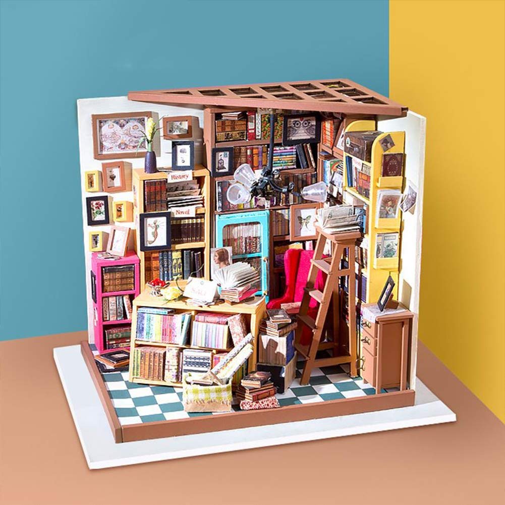 casa de muñecas de madera sams