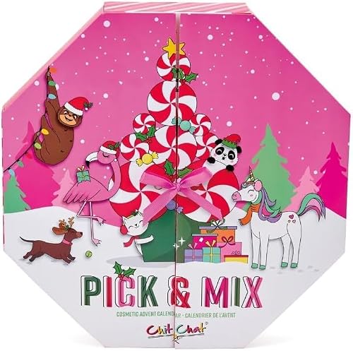 Image of Technic Advent Calendar Chit Chat Pick & Mix Cosmetics Girls Beauty Christmas Set