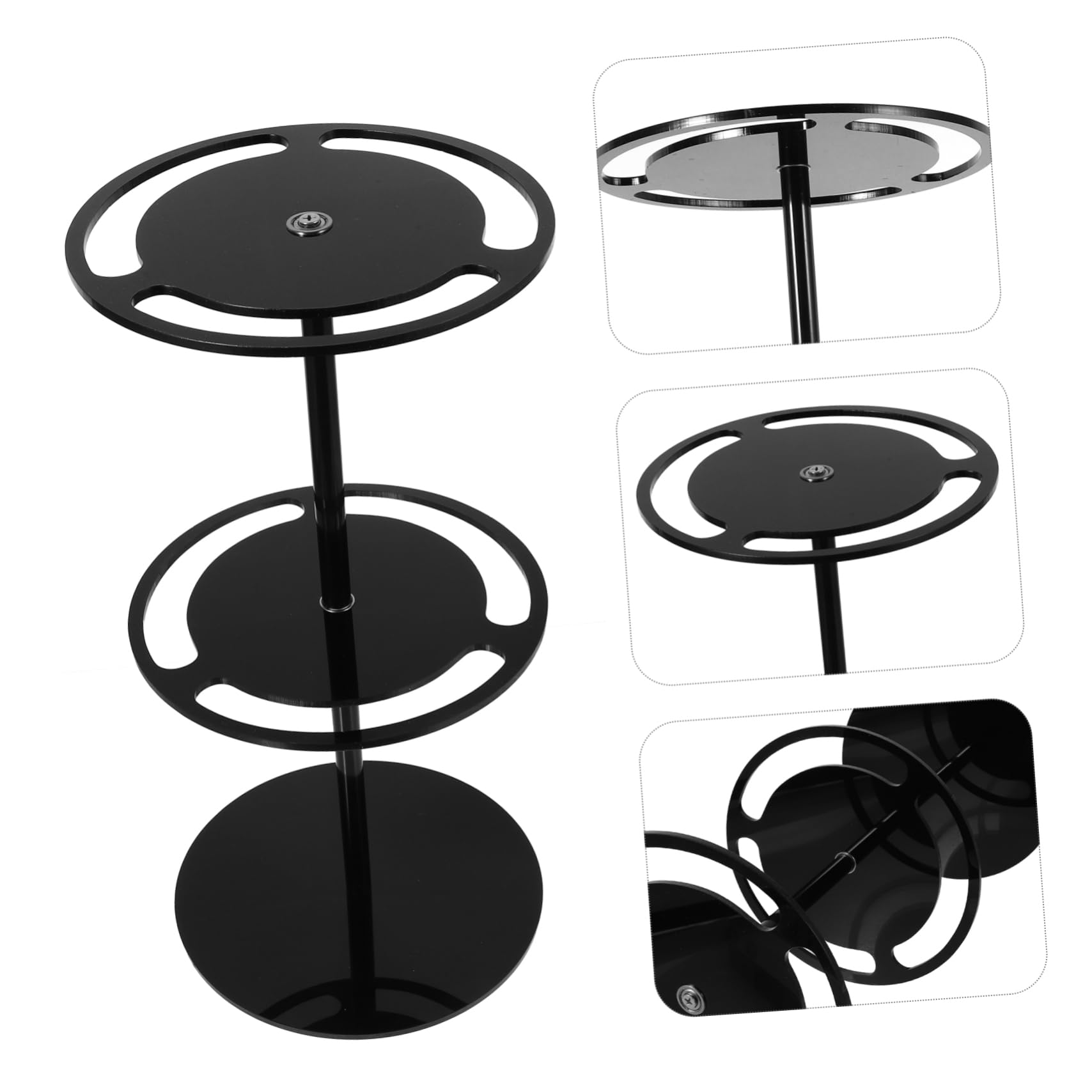 IMIKEYA Expositor De Gafas De Sol Soporte Giratorio para Gafas De Sol Material De Acrílico para Exposiciones Minoristas Mostrador
