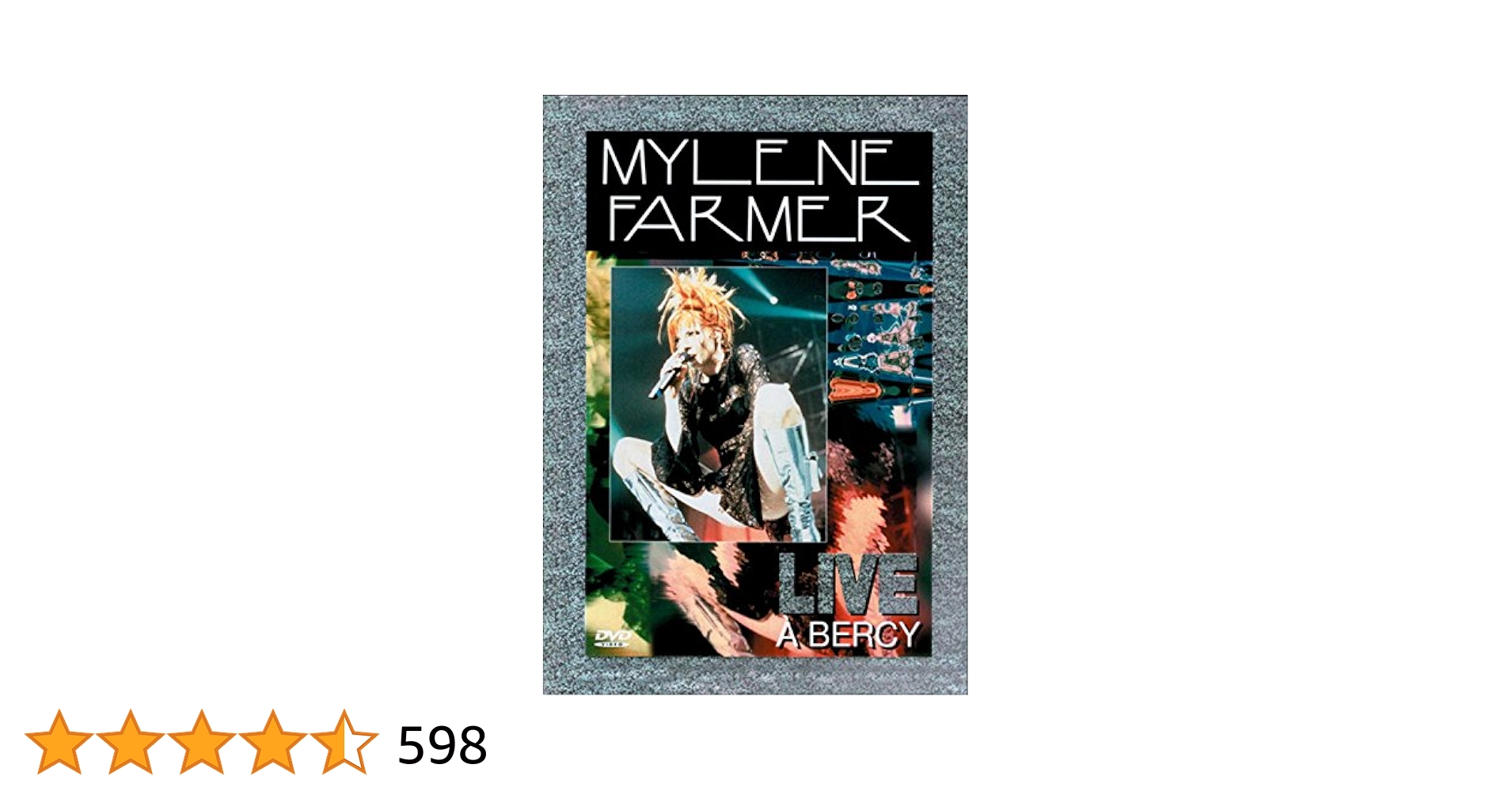 MYLENE FARMER LIVE A BERCY DVD （新品） Mylene Farmer DVD Live a Bercy Concert 20 Hits XXL Tomber