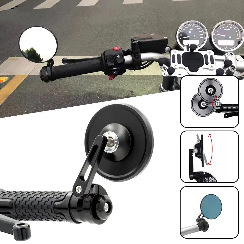 per B&MW per R NineT R9T S1000RR S1000R Specchietti Retrovisori Manubrio per Moto Specchietti Retrovisori Manubrio