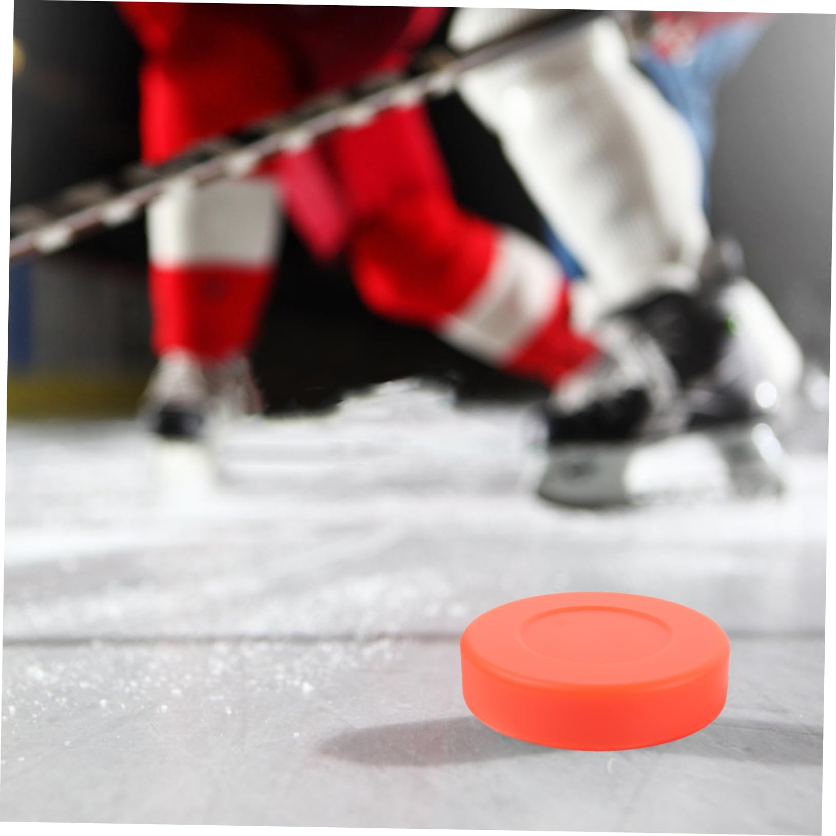 YARNOW 4 Pezzi Disco Muto Disco da Hockey Pratica Disco Dischi da Hockey su Ghiaccio Regali di Hockey Obiettivo da Hockey Disco da Hockey Esercizio Forniture per Sport all'Aria