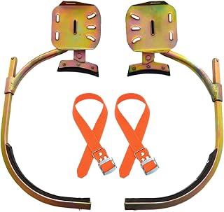 Tree Climbing Spikes, High Strength and Anti Slip Concrete Pole Climbing Shoes Tree Climbing Gear with Adjustable Shoe Strap for Tree Work and Electrical Systems