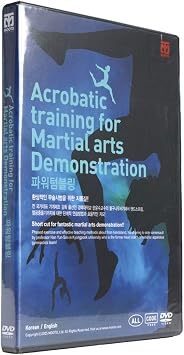 MOOTO Korea Taekwondo DVD Title Acrobatic Training Power Tumbling DVD Martial Arts Gym School Academy Education