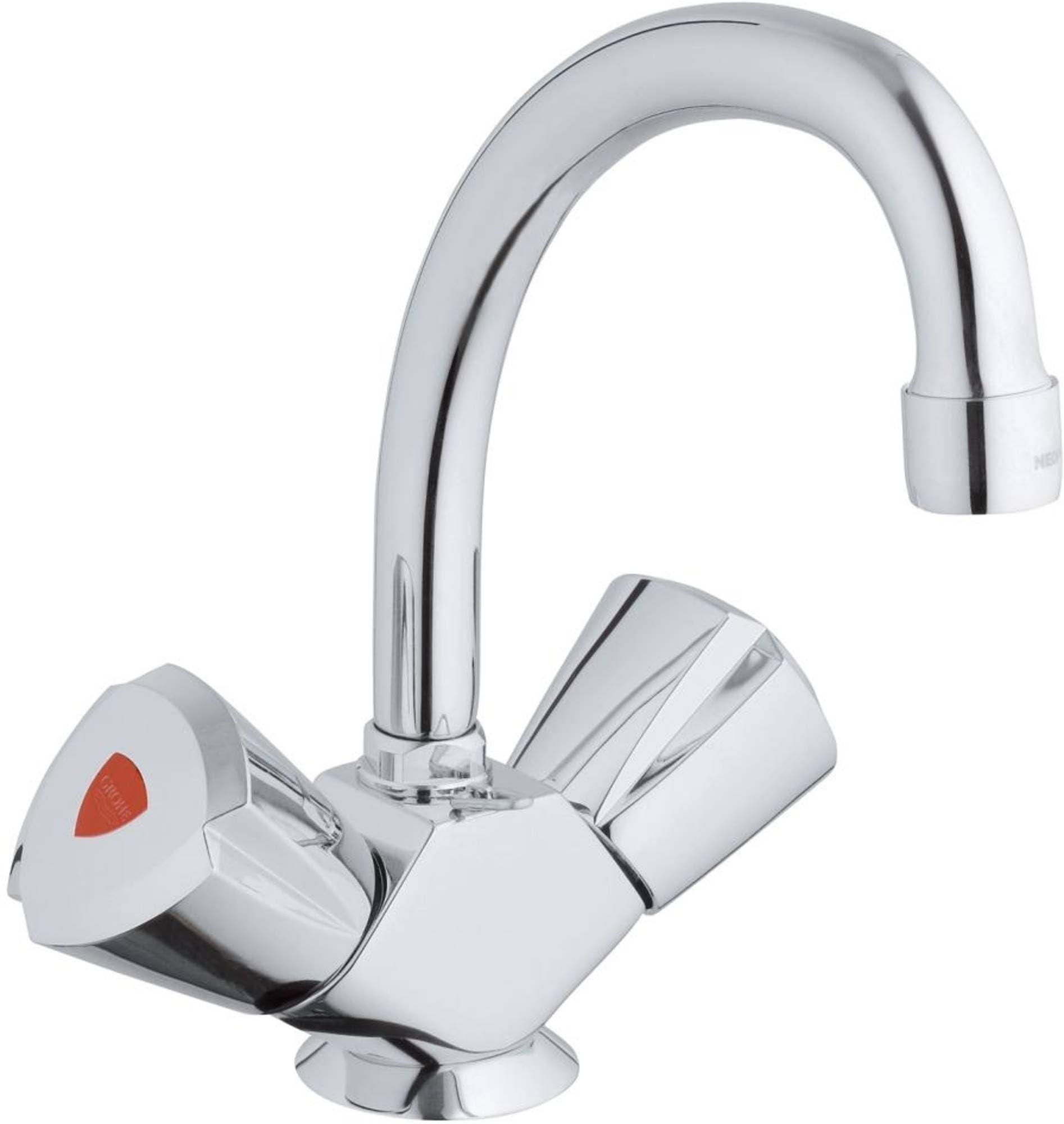 GROHE Costa trend 21102000 bateria umywalkowa z dwoma uchwytami i łańcuchem, chrom