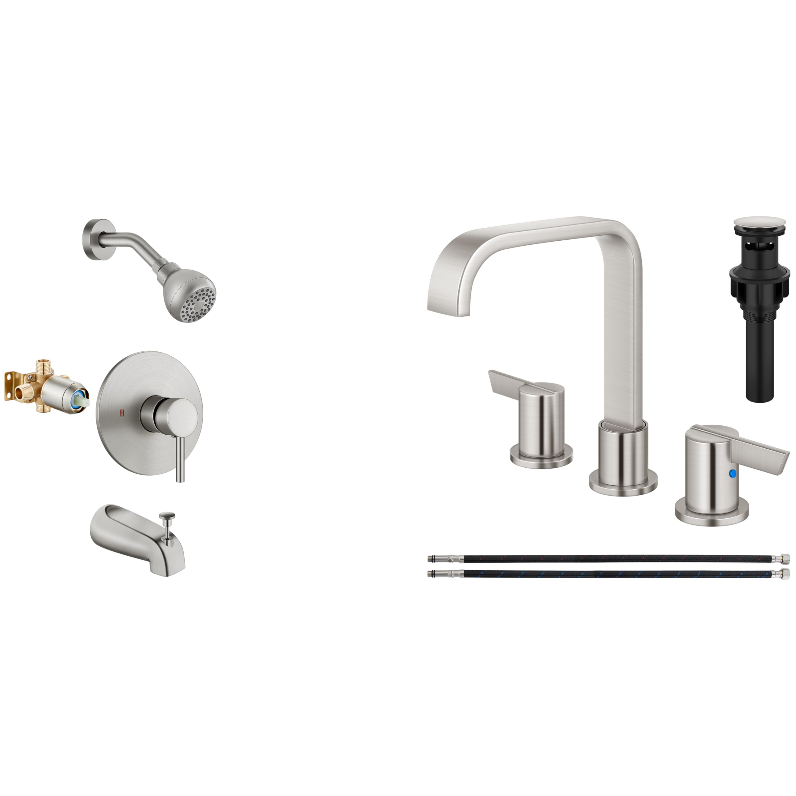 Hcfyauis Shower Trim Kit Bathroom Sink Faucet