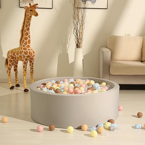 Miniatura 16 de GOGOSO Pelotas para niños pequeños, paquete de 50, 100, 200 bolas de plástico, sin ftalatos, sin BPA, no tóxicas, de 2.2 pulgadas, a prueba