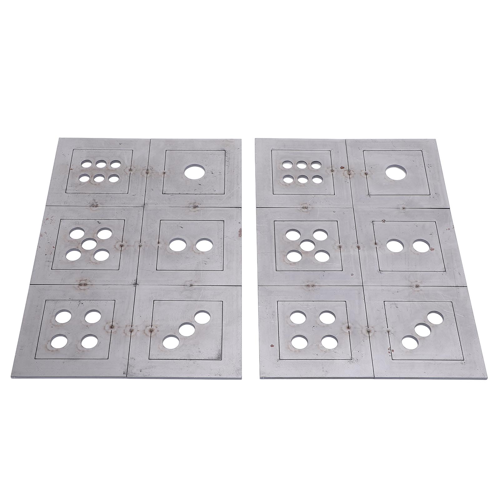 Kit de pratique de soudage en acier pour plaques de formation en dés de fabrication
