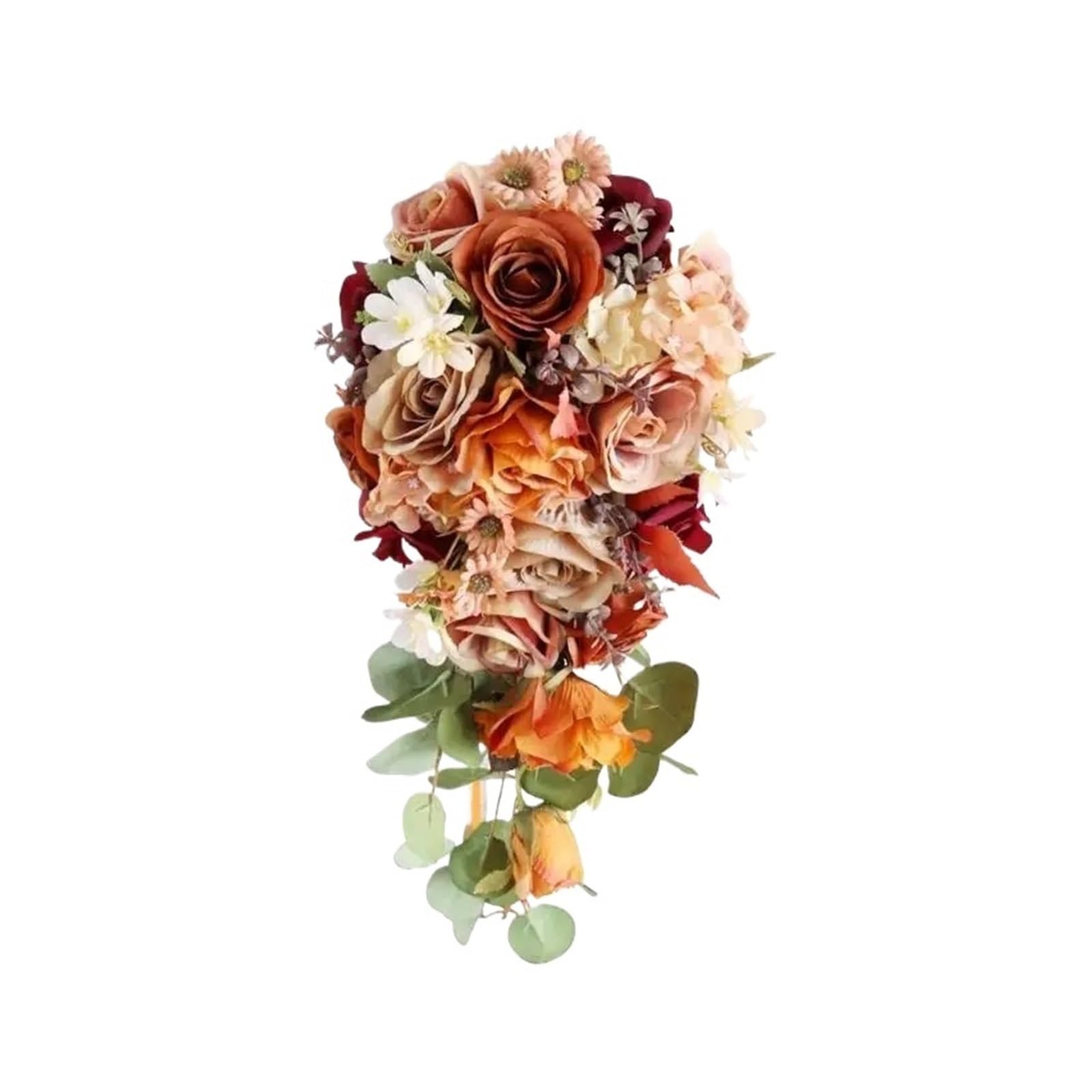SHENJMAI Artificial Flower Bouquet Artificial Bridal Bouquet for Proposal Wedding Ceremony for Beach Outdoor