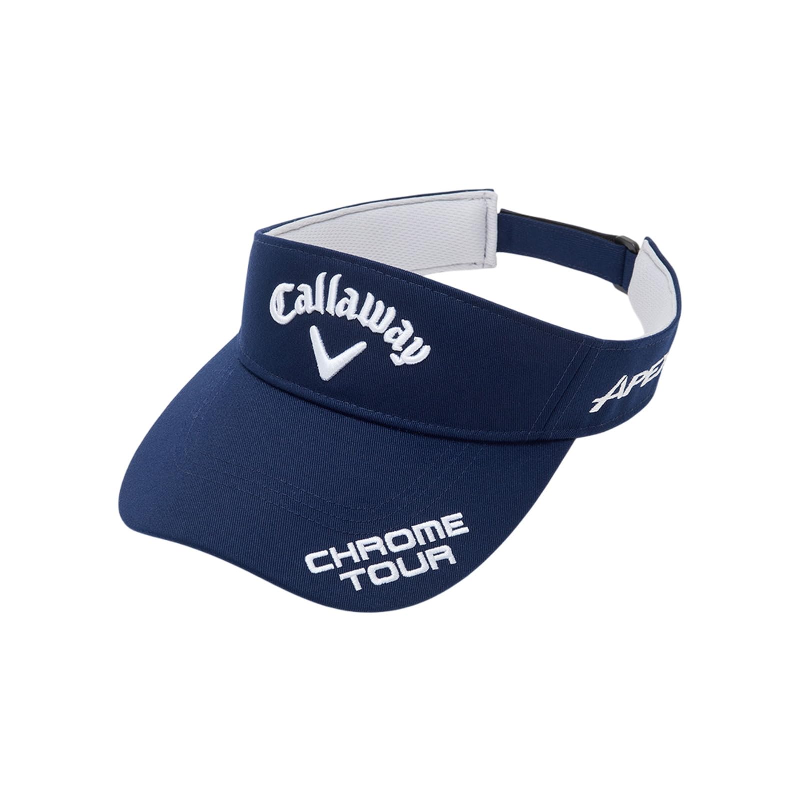 Callaway Tour TW Classic Sun Visor Golf Navy Polyester Adjustable Men
