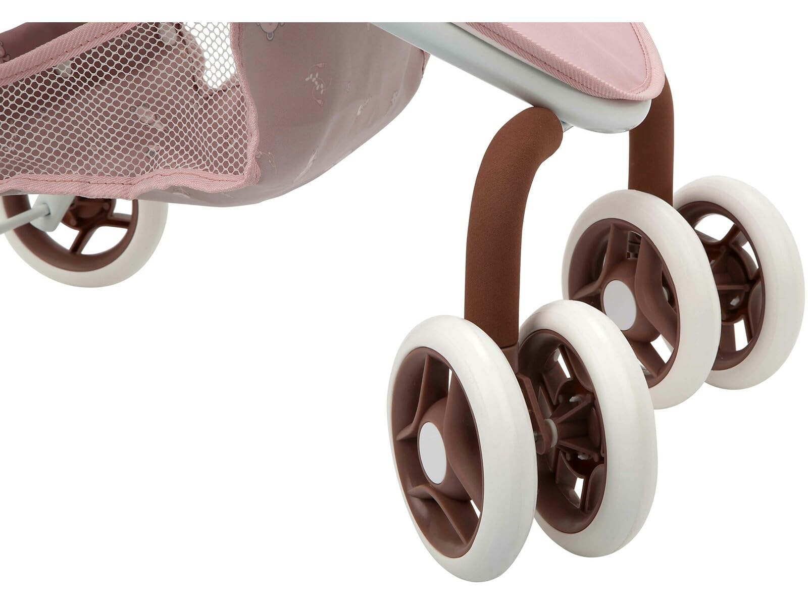 ARIAS - Poussette de la collection Bear. Pliable et avec roues avant pivotantes. La hauteur du guidon est de 62 cm. Dimensions : 29 x 53 x 60 cm. Jouet pour enfants à partir de 3 ans (ARI40862)