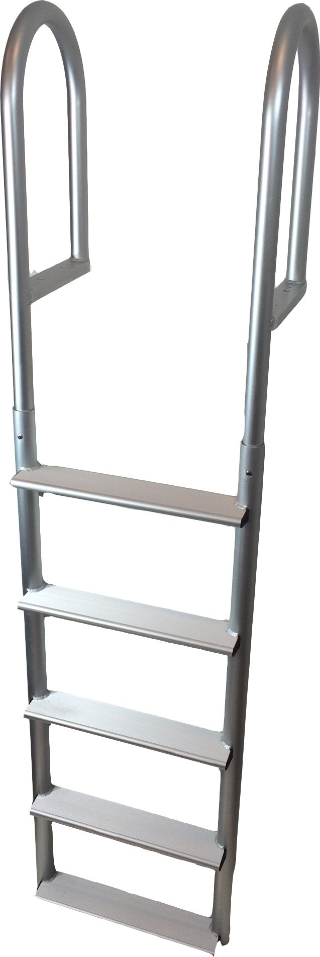 RecPro Marine ADL-A5W 5 Step Stationary Straight Dock Boat Ladder 20" Wide 300 LB Capacity