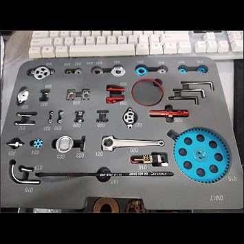 Engine Model kit That Works, 130Pcs Metal Single-Cylinder Engine Mechanical DIY Assembled Engine Model Kit Science Enthusiasts Educational Experiment-DM17