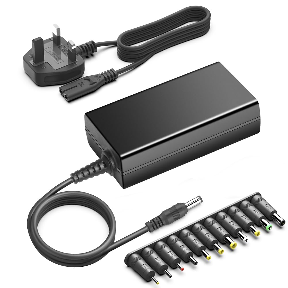 Universal AC Adapter 240V to DC 17.5V 18V 18.5V 19V Charger for VTOMAN Jump 600X Portable Power Station 600W LG Electronics NB2338 Speaker Donner DKA-20 Switching Transformer Power Supply Cable