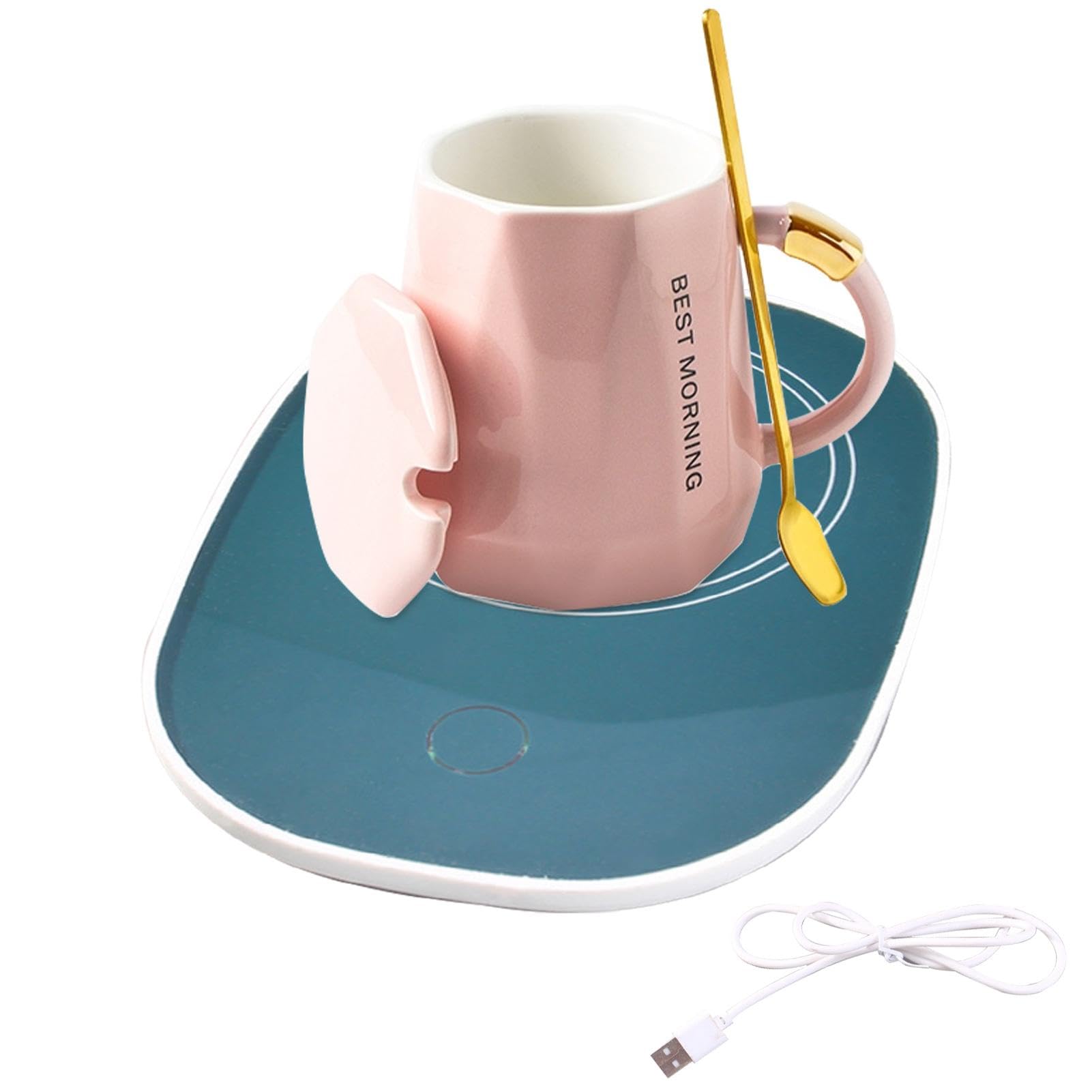 Chauffe-tasse USB Intelligent - Maintenez Café/thé à 55°C - Arrêt Automatique - Design Antidérapant