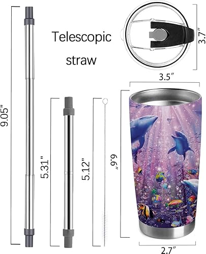 Miniatura 4 de Vaso de 20 onzas con tapa, termo de acero inoxidable con doble pared de vacío con aislamiento al vacío, taza de café de viaje, taza de café