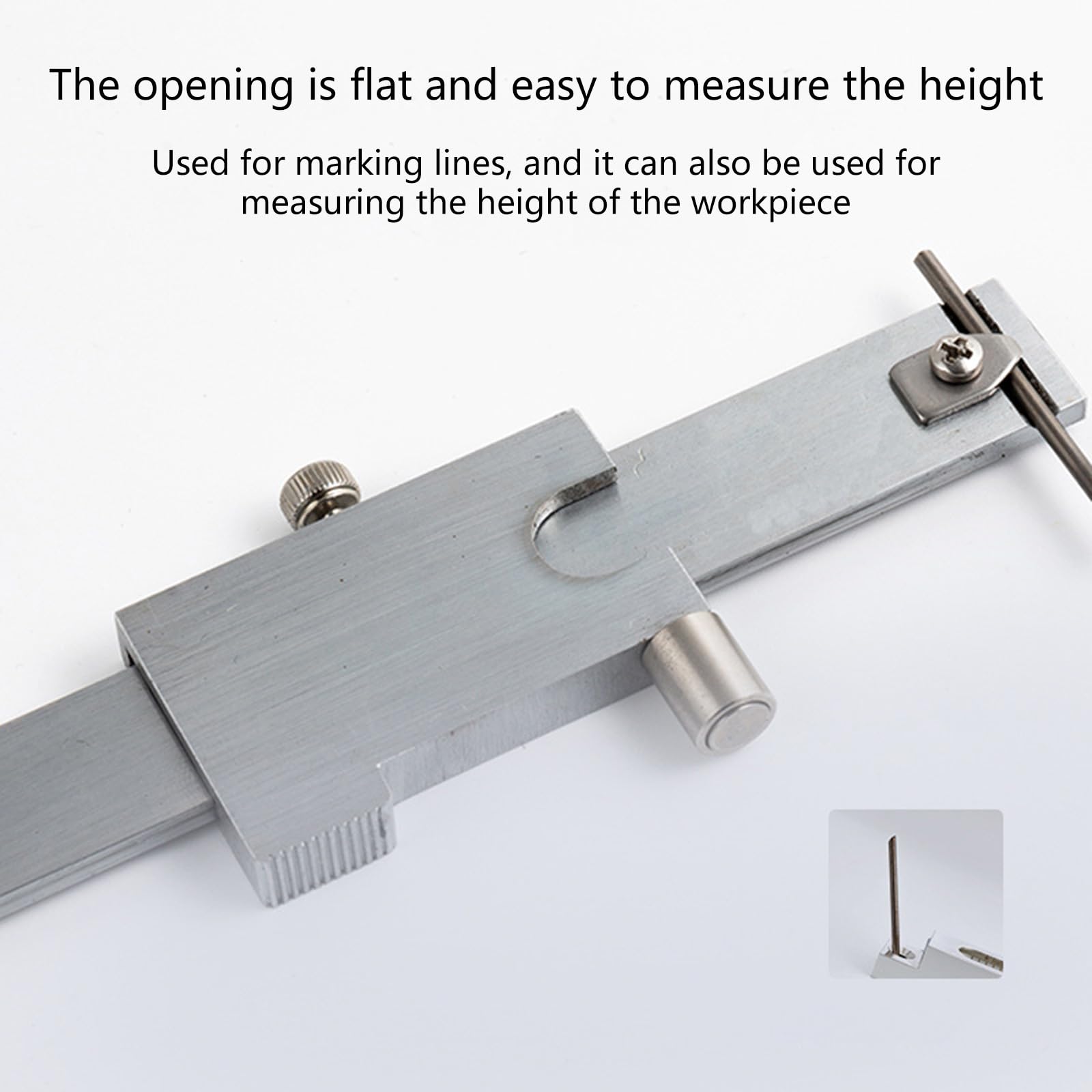 200/300mm Doppia Scala Vernier Caliper Costruzione In Acciaio Inox per Progetti scolastici e Applicazioni di Ingegneria Pinza Metallo Strumento di Misura