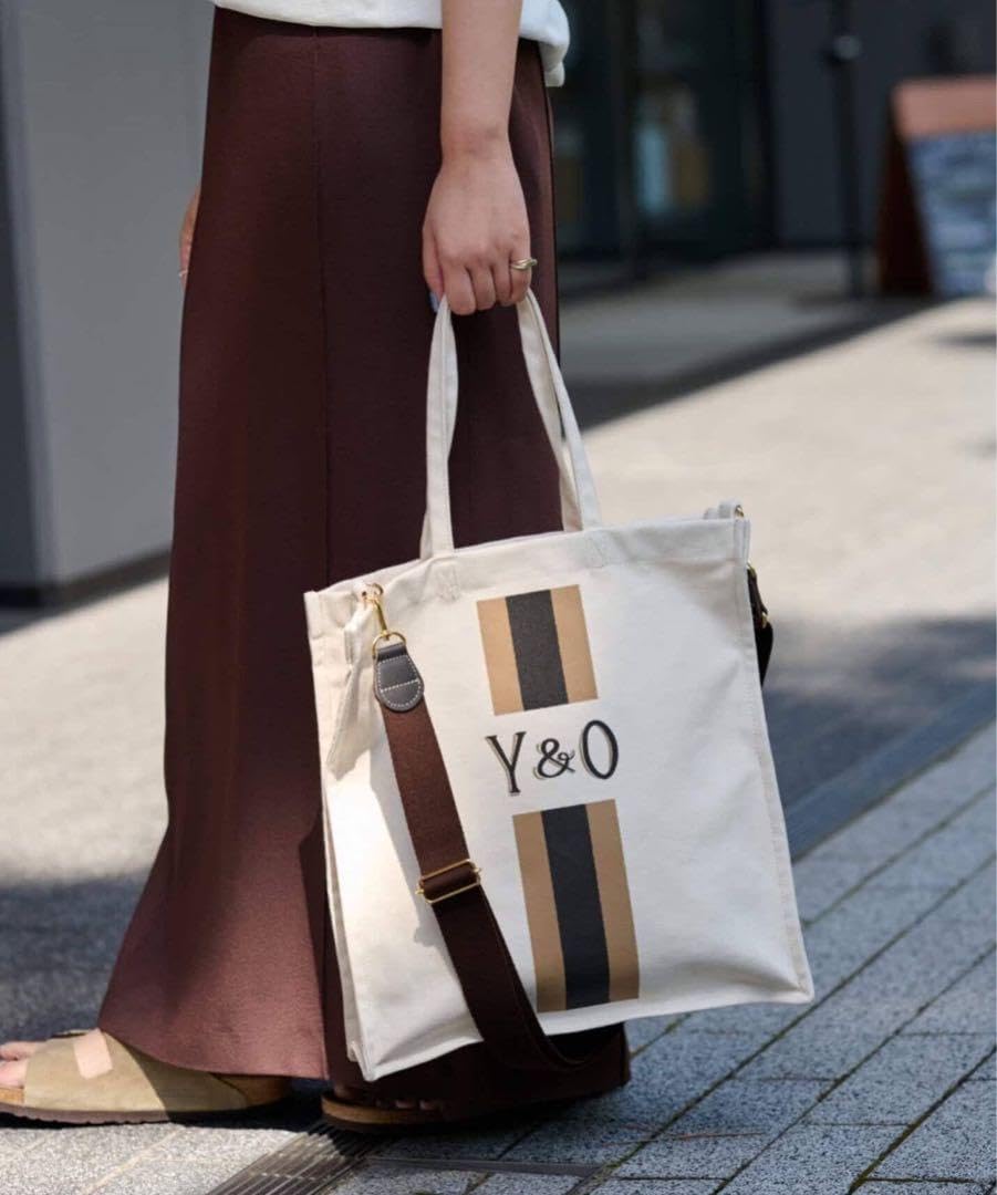 美品　YOUNG&OLSEN strap market tote 2way 未使用品 YOUNG&OLSEN strap market tote 2way