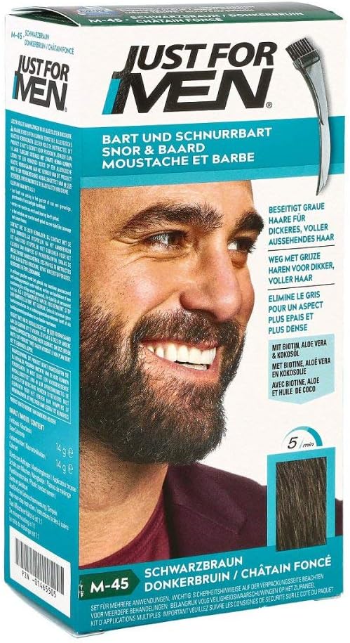 Just For Men M45 Dark Brown For beard, moustache & sideburns