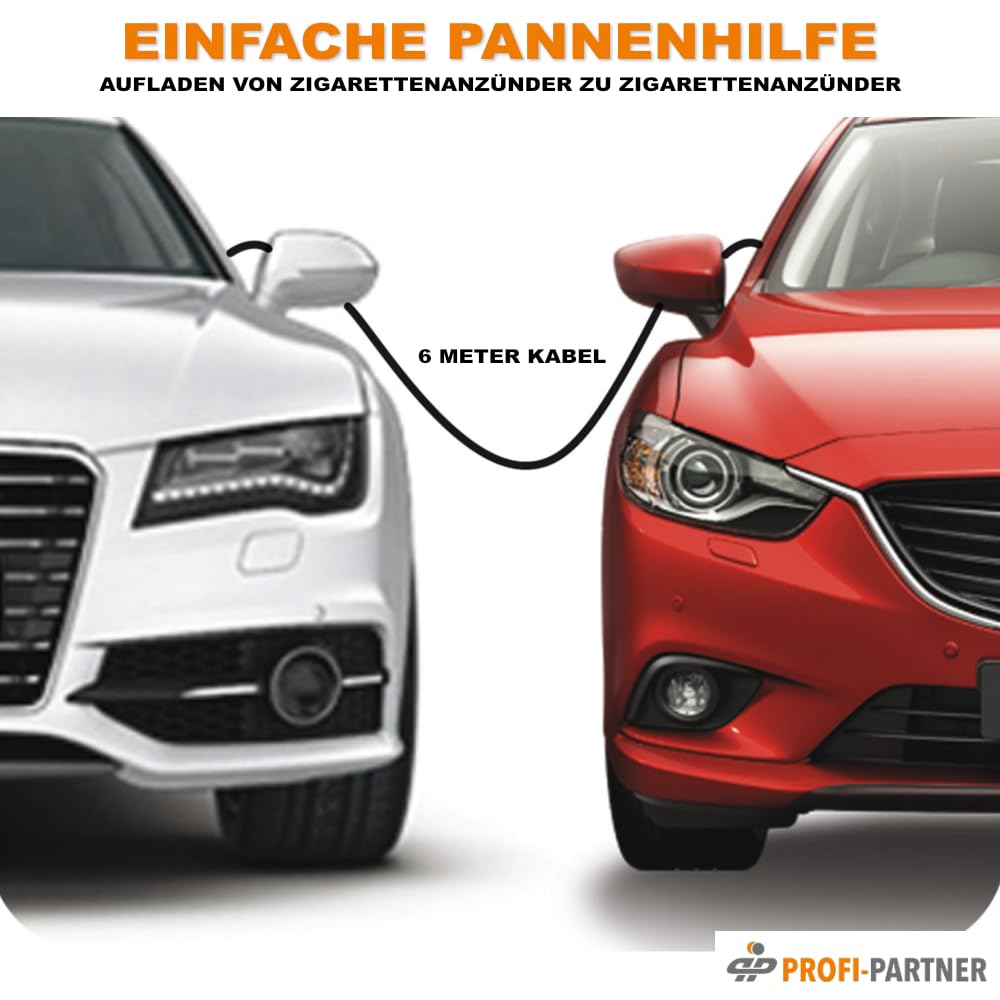 Auto-Starthilfe über Zigarettenanzünder, Kfz-Starter-Kit 12 V