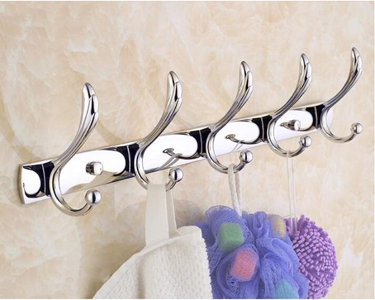 Brass and Jade Bathroom Set, Paper Holder, Towel Bar, Soap Basket, Towel Rack, Towel Ring (Color : Single Towel bar)