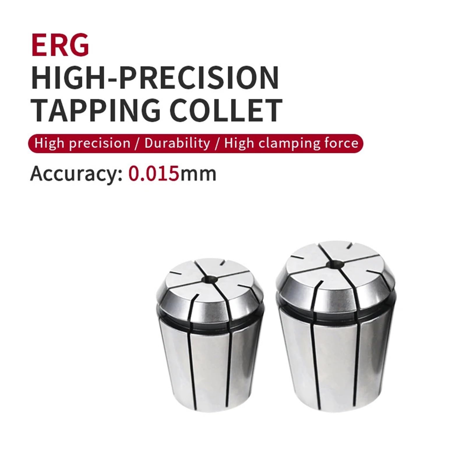 KACOME Tap collets for Mold Holders for ERG16/20/25/32 CNC Machining Tool Attachment taps and(ERG32-M12)