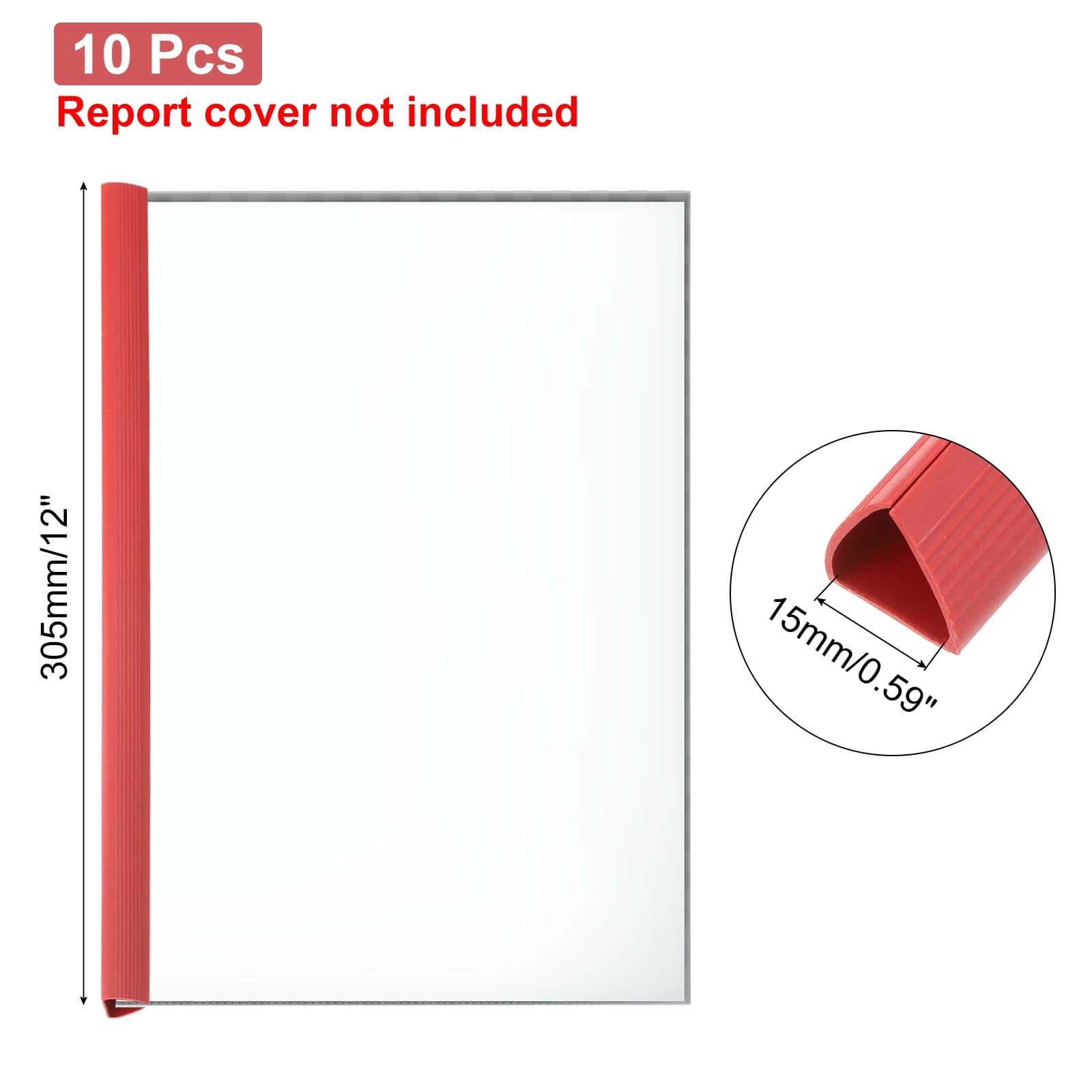 PATIKIL 10Pcs Binding Bars - Image 2