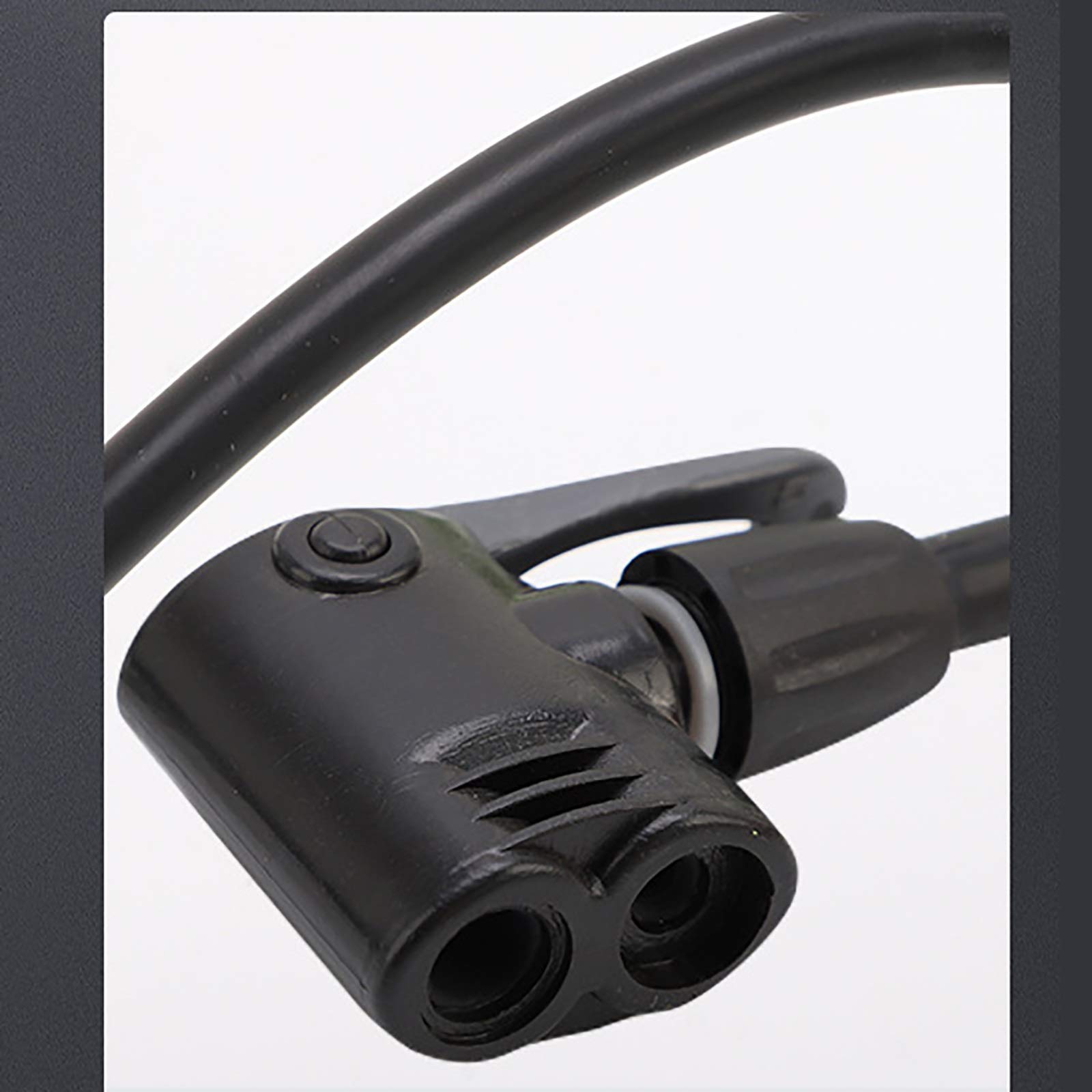 Bomba Bicicleta Bomba portátil de Bicicleta pie Alta presión Pedal Universal Aire para Todo Tipo de Neumáticos y Válvulas