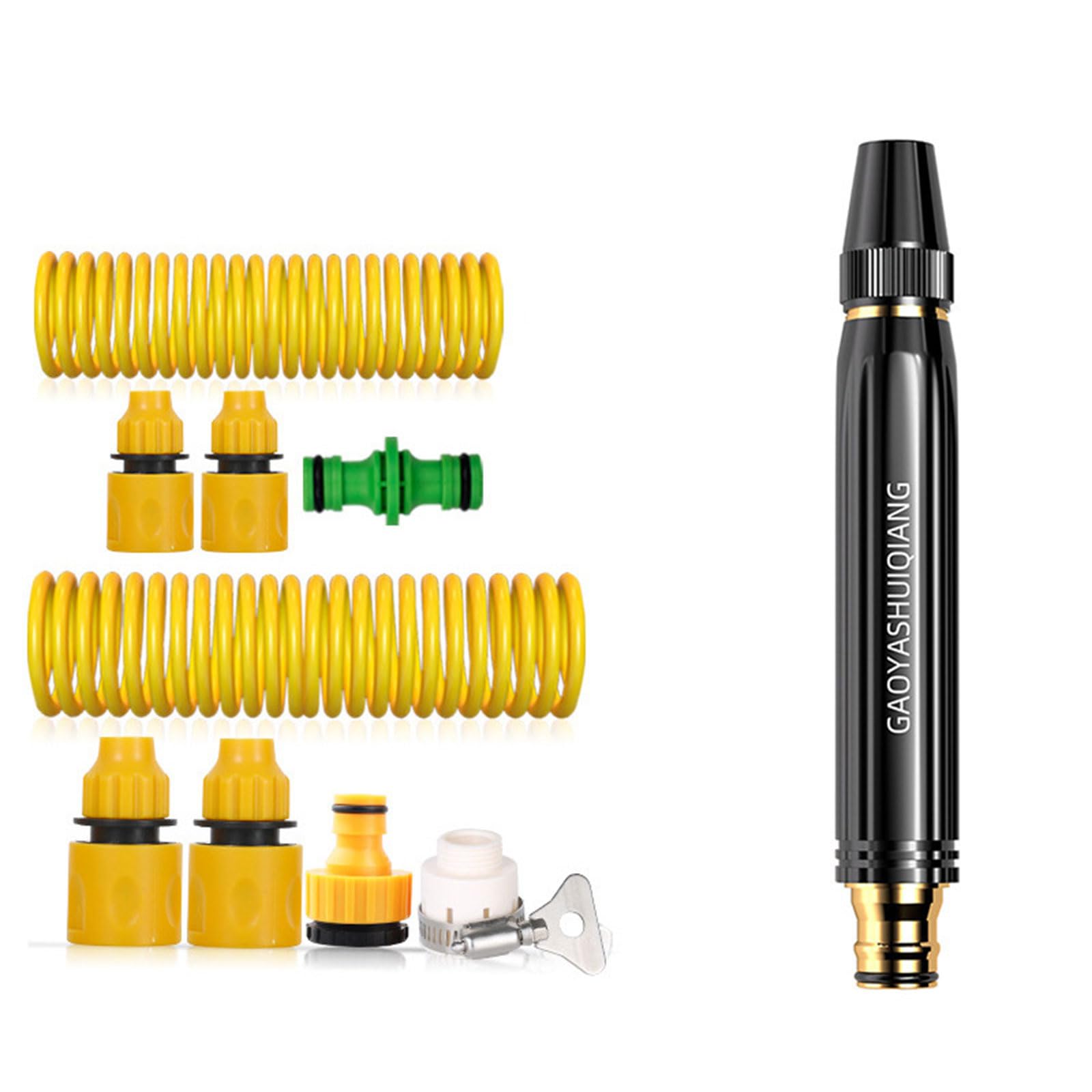 Multipurpose High Pressure Watering with Valves for Household Gardening Vehicle Care and Surfaces Cleaning Watering Nozzle