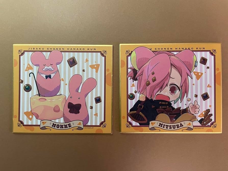 地縛少年花子くん 楽天コレクション 三葉惣助 ミツバ ミニ色紙② 地縛少年花子くん 花子くん 楽天コレクション 色紙 ミツバ