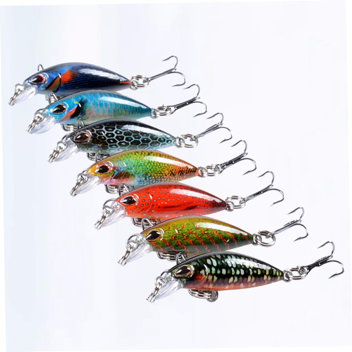 Toddmomy Leurres De Pêche Bioniques pour Montages en Mousse Leurres De Pêche À La Carpe Leurres De Pêche Leurres De Pêche Leurres Durs pour Ménés Mini Appâts De Pêche