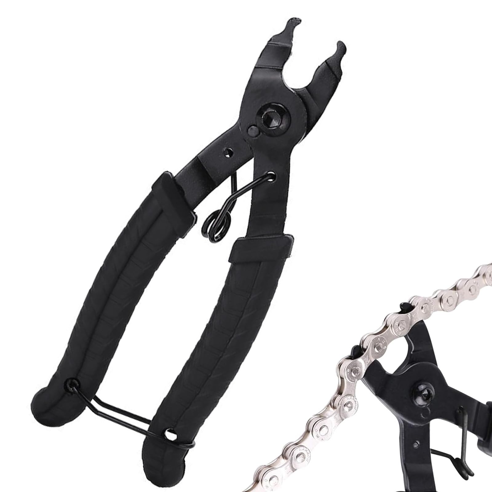 1 Pcs Bike Chain Tool, Quick Link Pliers, Professional 2 in 1 Easily Repair Remove Broken Links Chain Tool, Portable Quick Opener Chain Link Removal Tool Suit for Road Mountain Sports Bike