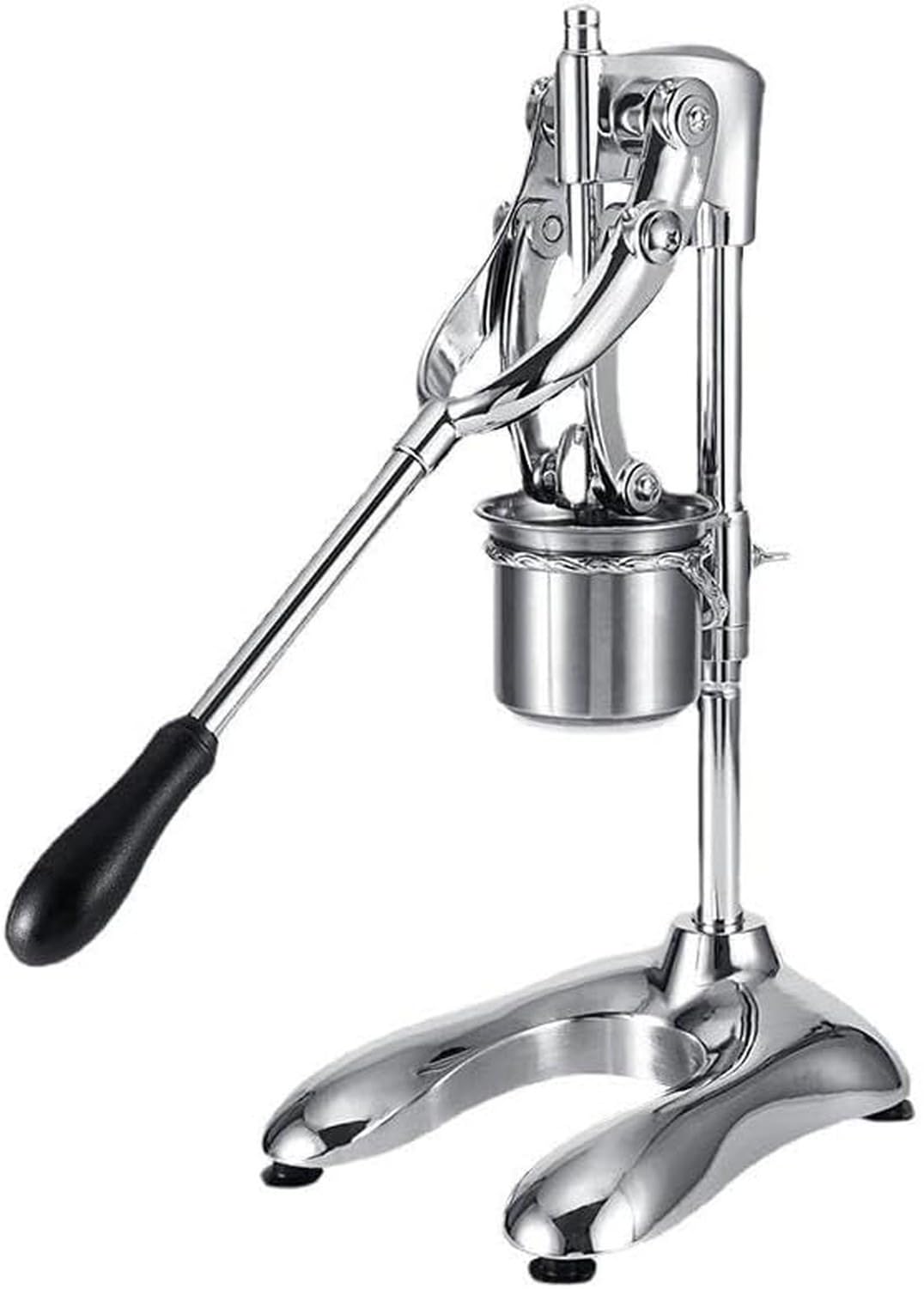 Machine à Frites Manuelle Coupe Frites avec Panier Friteuse, Silver