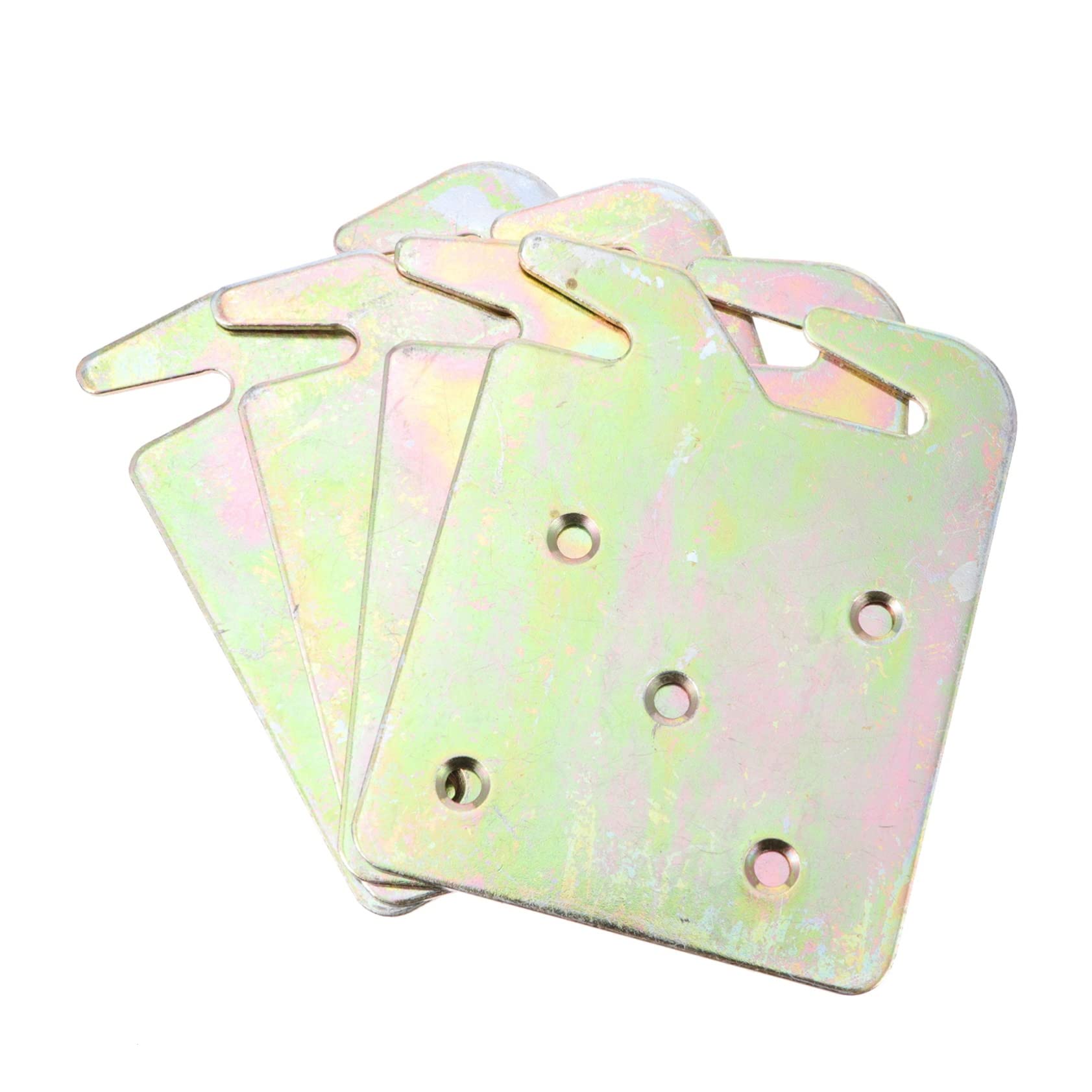 Supports de rail de lit avec plaques de fixation pour assembler facilement un meuble en bois