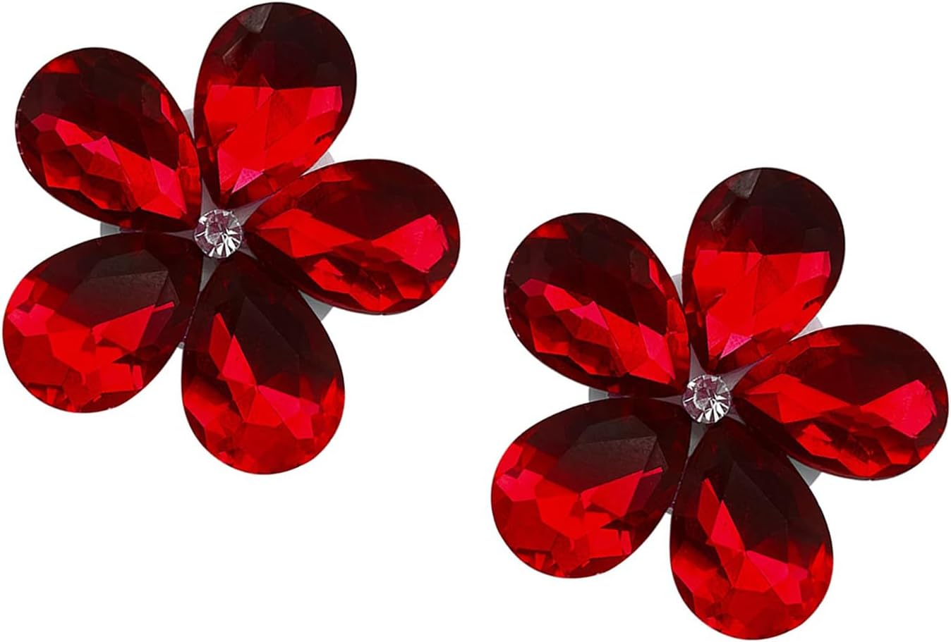 2 Piece/Set Lovely Flower Shape Headphone Jewelry Charm Stylish Rhinestones Detail Adds Fun to Your Look Headphones Clip