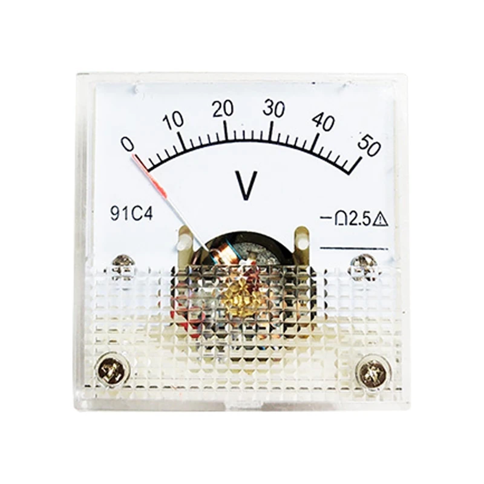 voltímetro, 91C4 DC Panel analógico medidor Puntero mecánico Tipo 1-250V 1 Uds(5V)