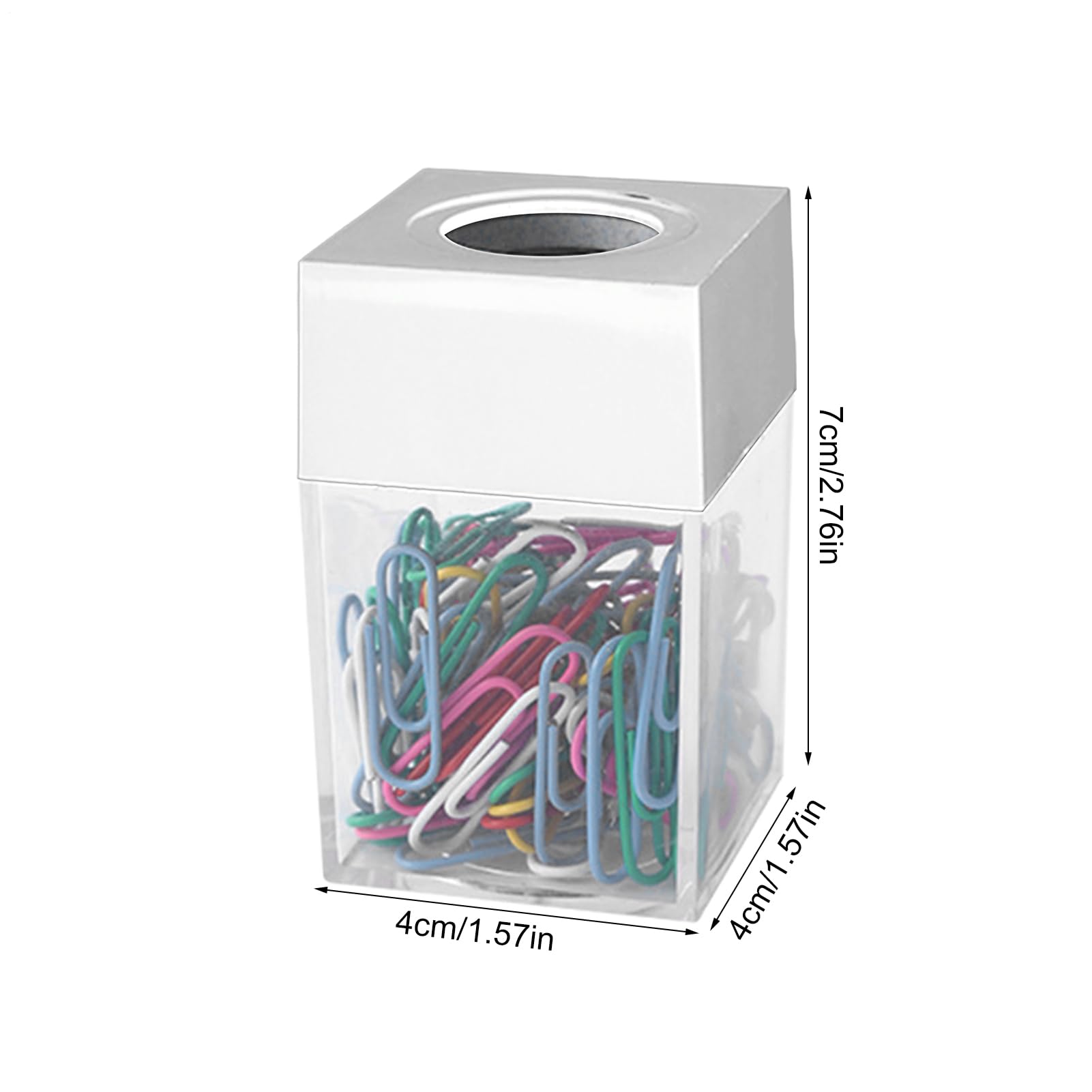 Generico Porta Graffette Portatile | Porta Graffette Magnetico Ufficio, Scrivania, Aula, Casa, Studio, Dorm, Viaggio, Locker, Zaino, Quaderno, Raccoglitore,