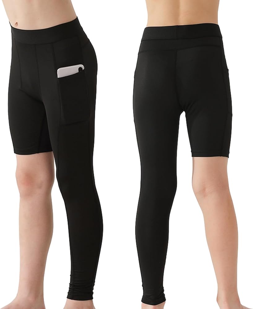 Amazon.com: Blaward Youth Boy One Leg Compression Pants for