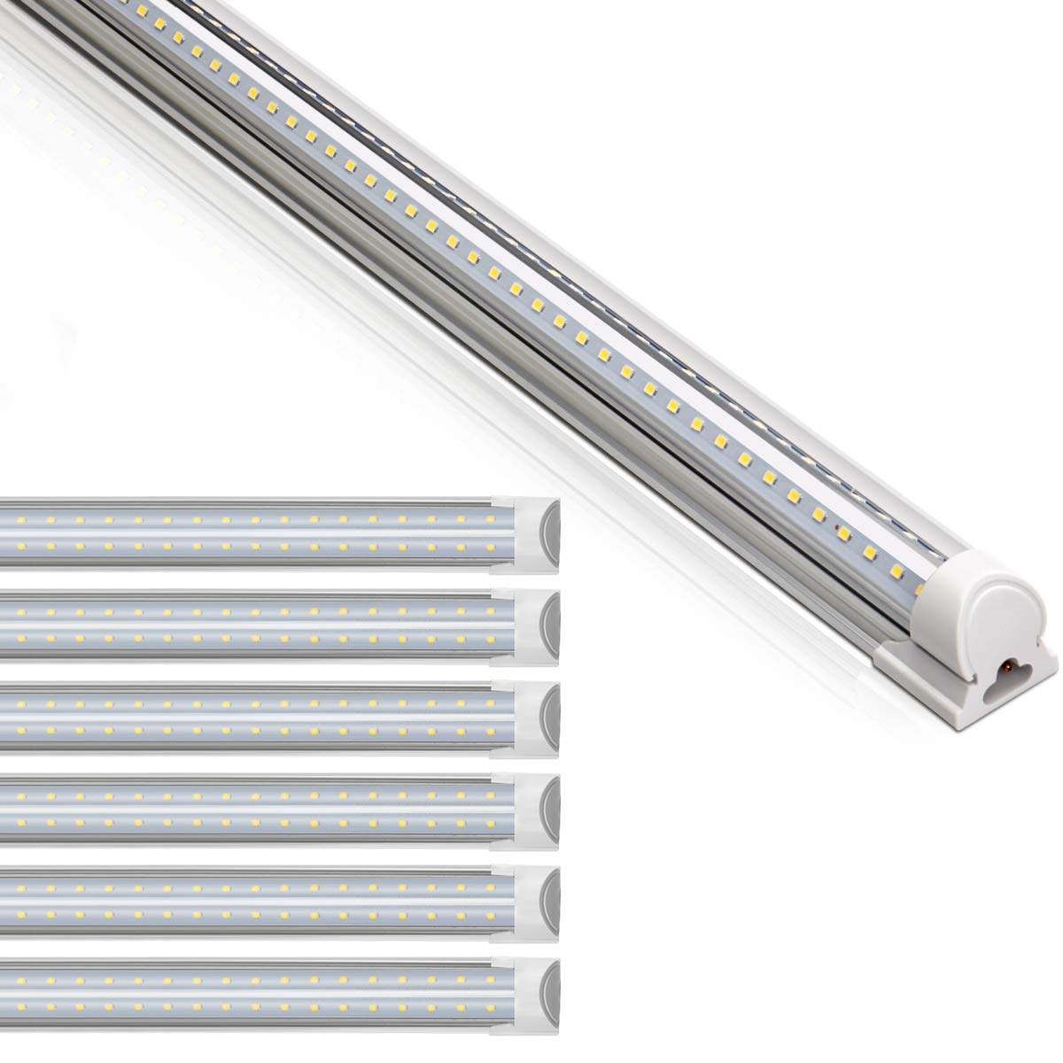 Buy Barrina 8FT LED Shop Light, 72W 9000LM 6500K, No RF Interference