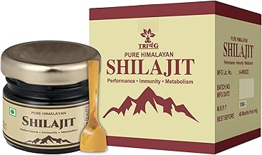 Trivang Pure Original Himalayan Shilajit/Shilajeet Resin 20G Pack of 1 100% Natural Resin | Boosts Stamina and Energy|